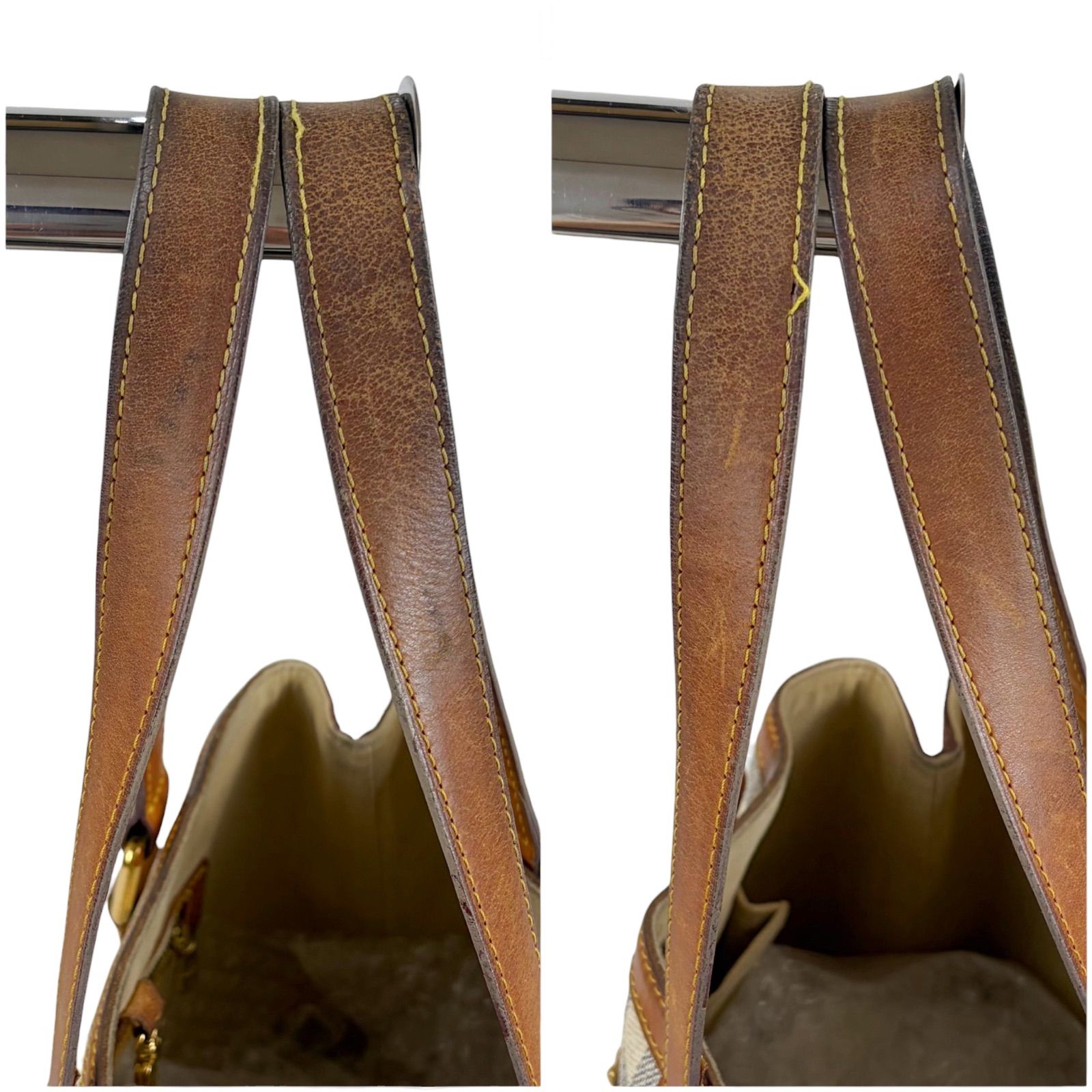 LOUIS VUITTON ルイヴィトン ダミエアズールレザー ハムステッドPM