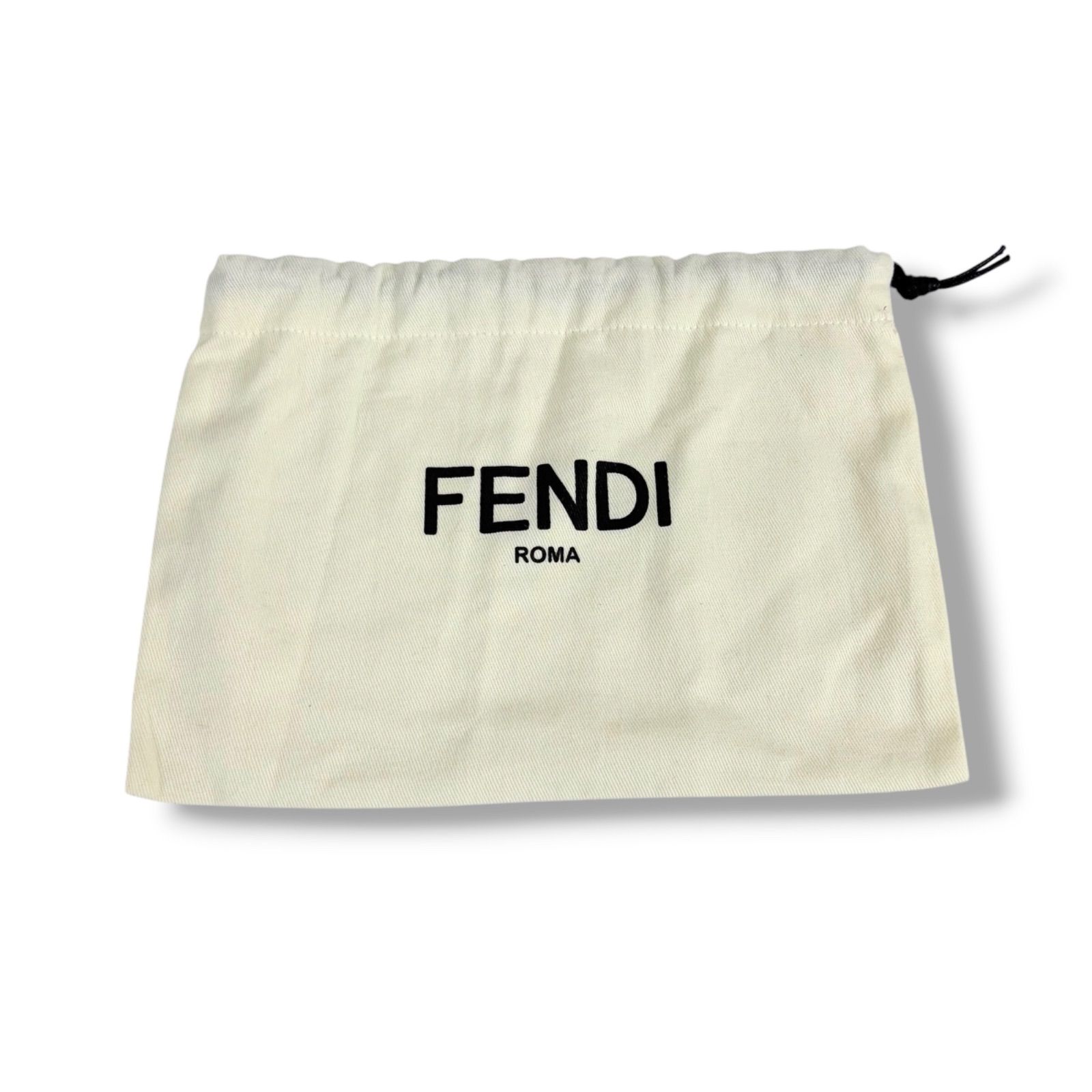 フェンディ FENDI ストラップユー ミニ ズッカ柄 ブラック ブラウン