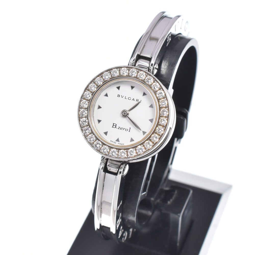 ブルガリ BVLGARI BZ22S B-Zero1 ベゼルダイヤ ホワイト クォーツ