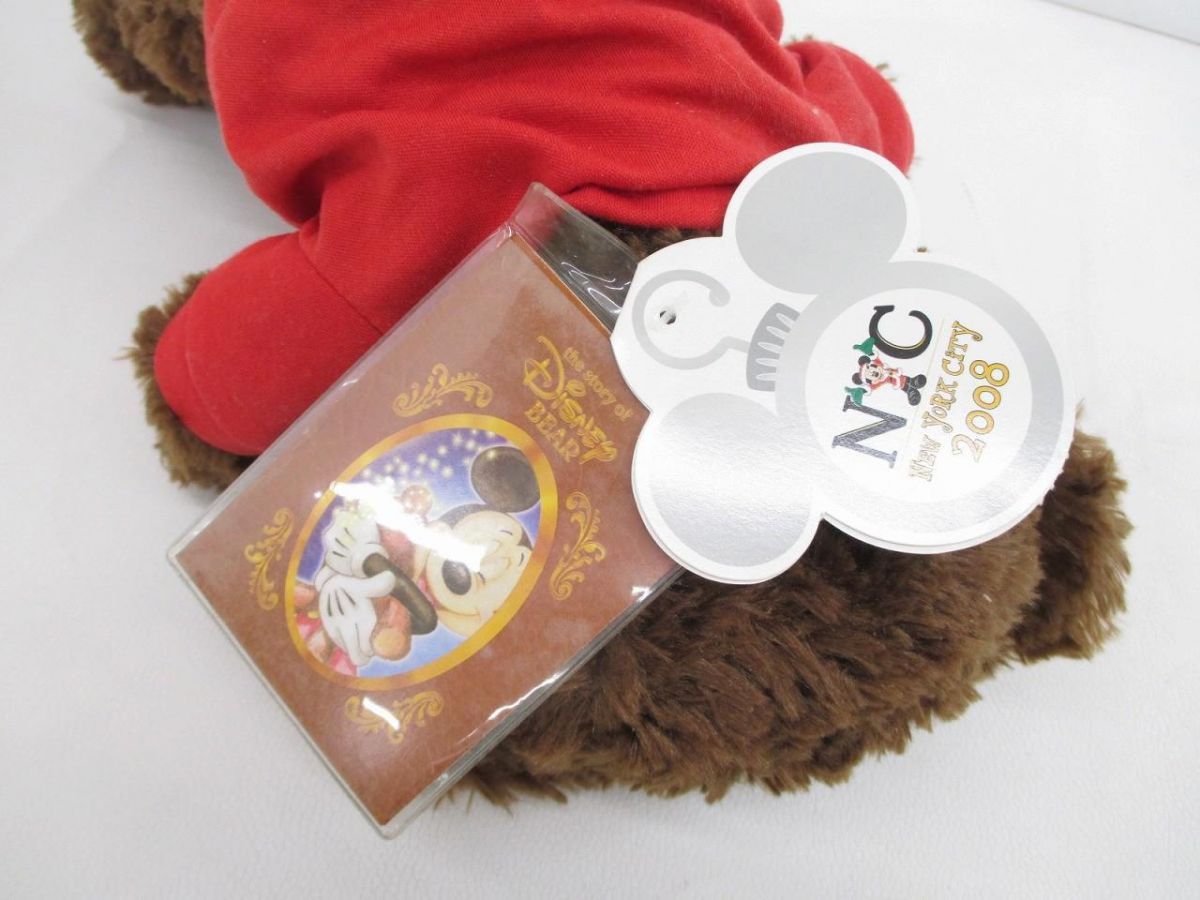 ディズニー ダッフィー WDW NYC クリスマス限定 2008 ぬいぐるみ タグ