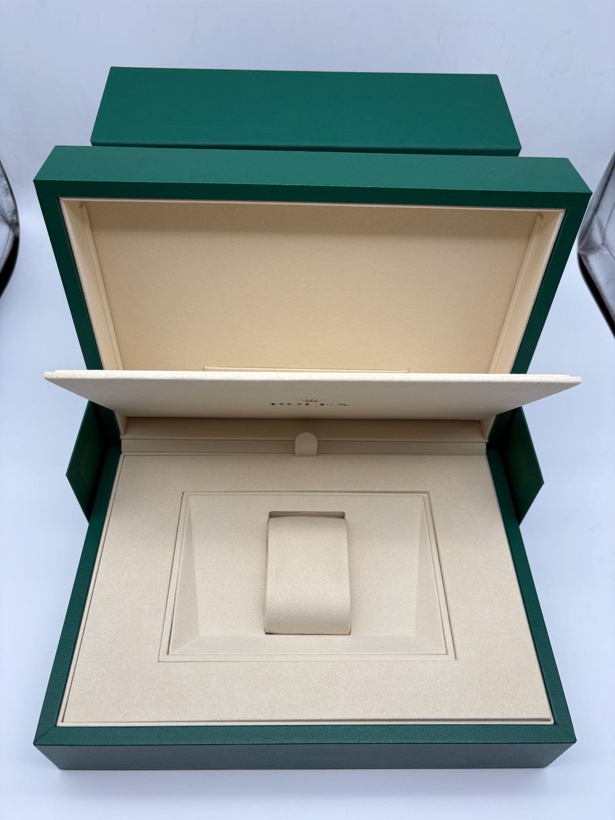Watch3】美品 純正 ROLEX ロレックス 新型 空箱 現行 特大 XLサイズ 内