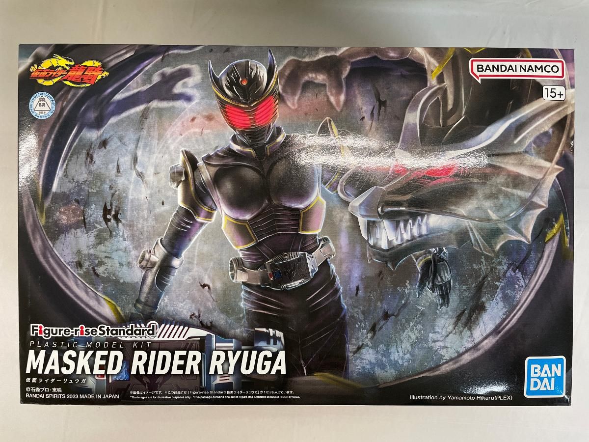 【未開封】Figure-rise Standard 仮面ライダーリュウガ 「仮面ライダー龍騎」 プレミアムバンダイ限定
