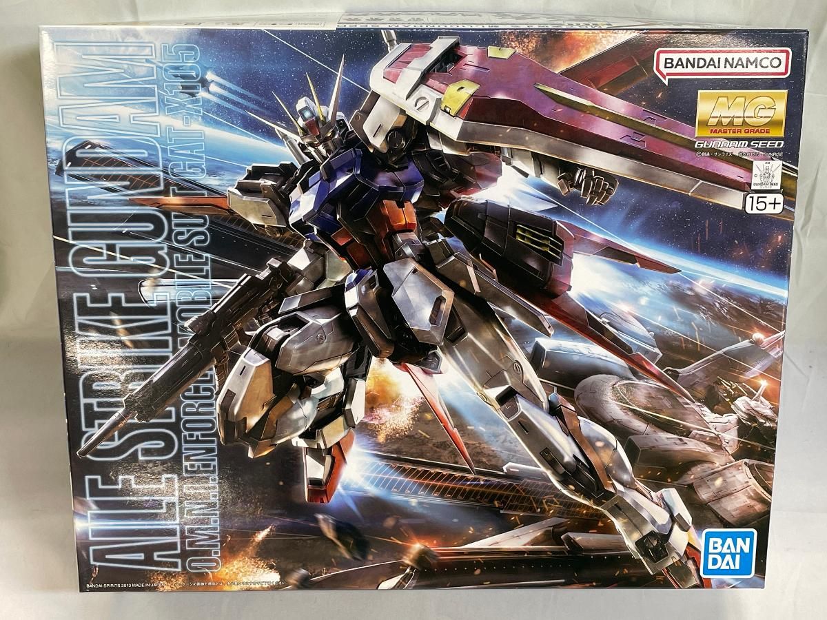【未開封】MG 機動戦士ガンダムSEED エールストライクガンダム Ver.RM 1/100スケール 色分け済みプラモデル