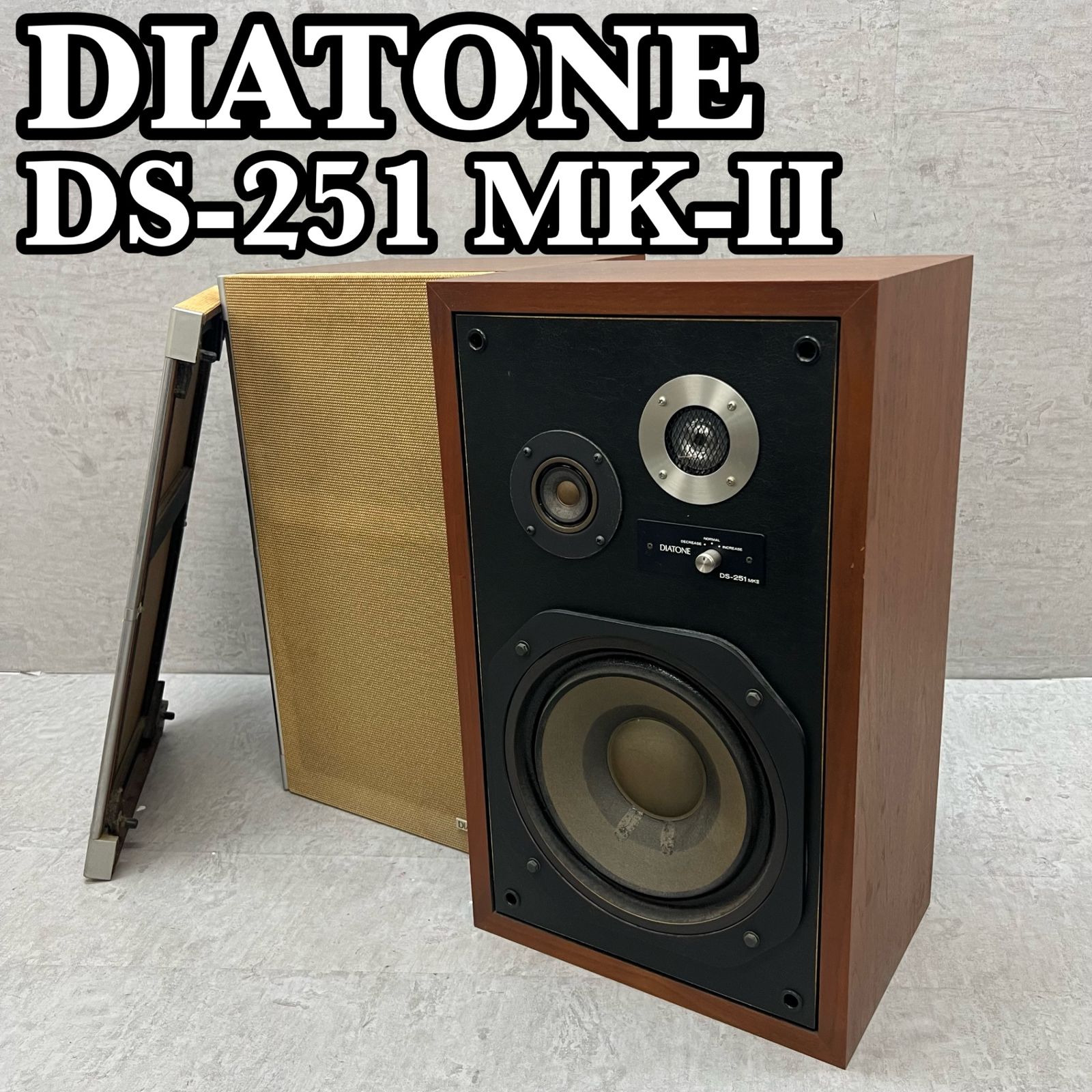 DIATONE Speaker DS-251 MKII Pair Vintage 3 Way Speaker DIATONE MK2