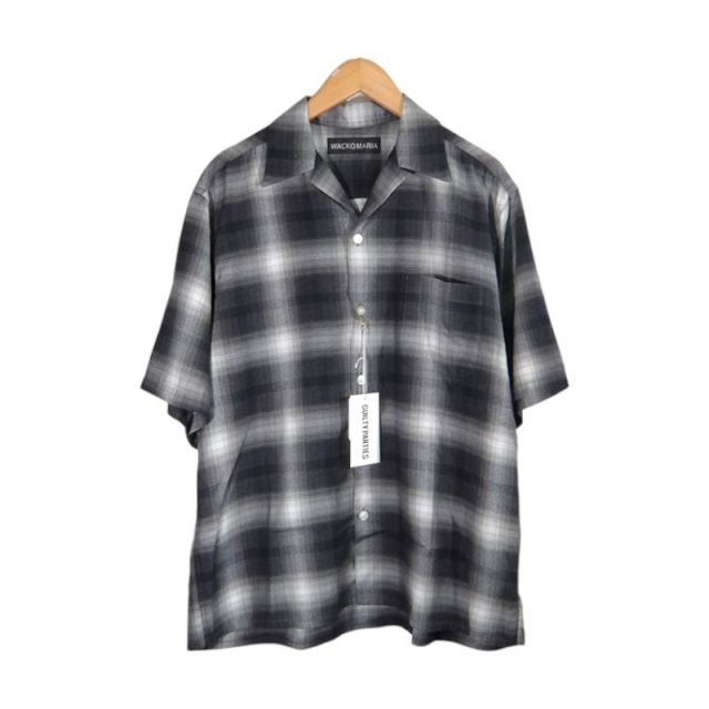 CHECK WACKO OMBRE MARIA OPEN SHIRT COLLAR Check S⁄S Ombre Maria 