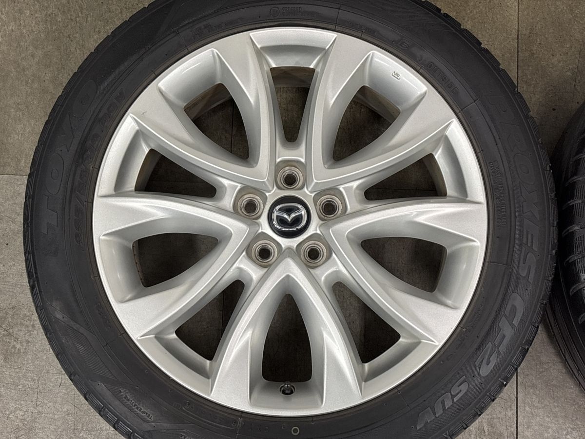 純正品】マツダ KE系 CX-5 純正 19in 7J +50 PCD114.3 トーヨー 