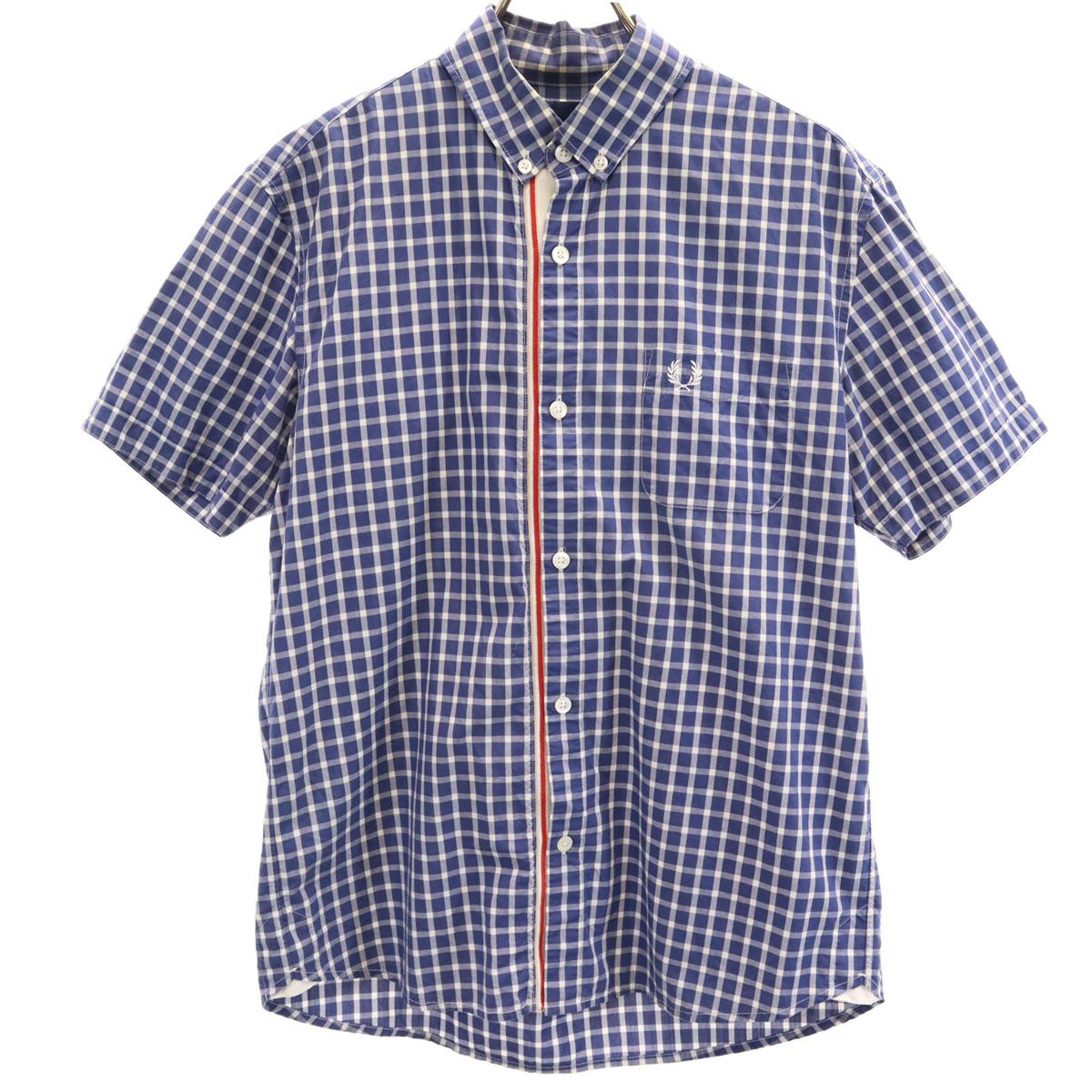 FRED PERRY フレッドペリー 半袖シャツ チェック チェック柄 半袖 