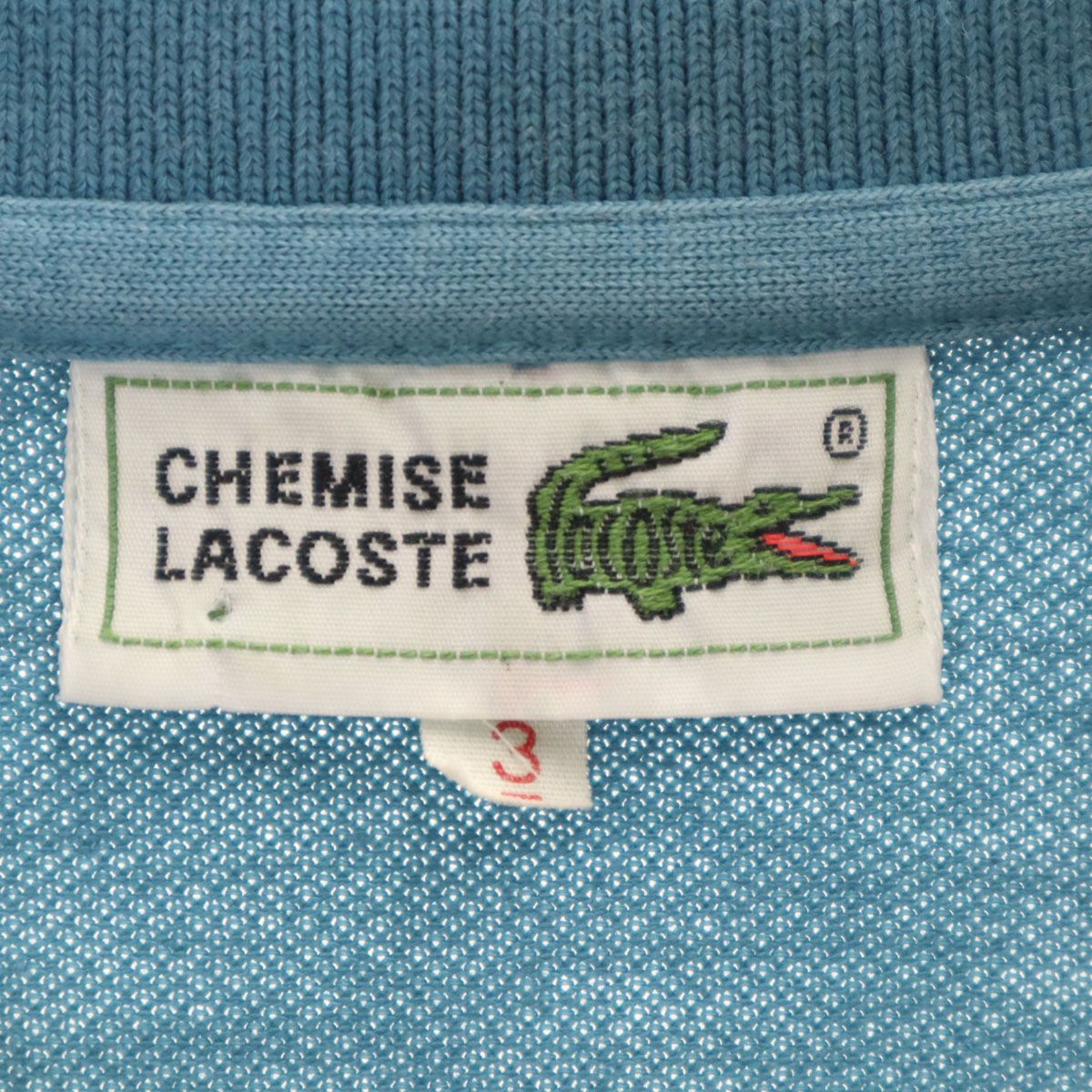 CHEMISE LACOSTE シュミーズラコステ 半袖 ポロシャツ 3 ネイビー系