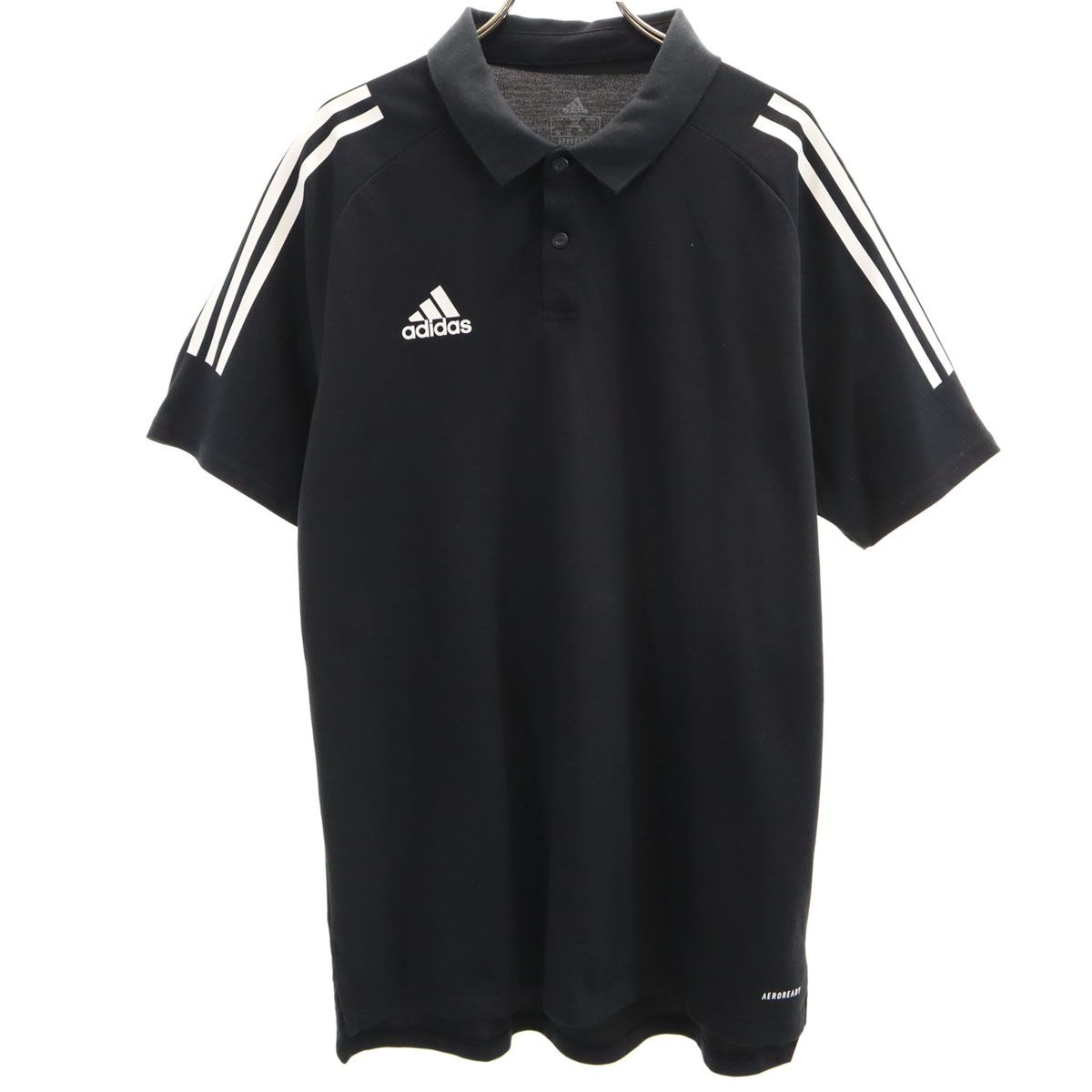 adidas アディダス 半袖 ポロシャツ 2XO ブラック メンズ 古着 - メルカリ