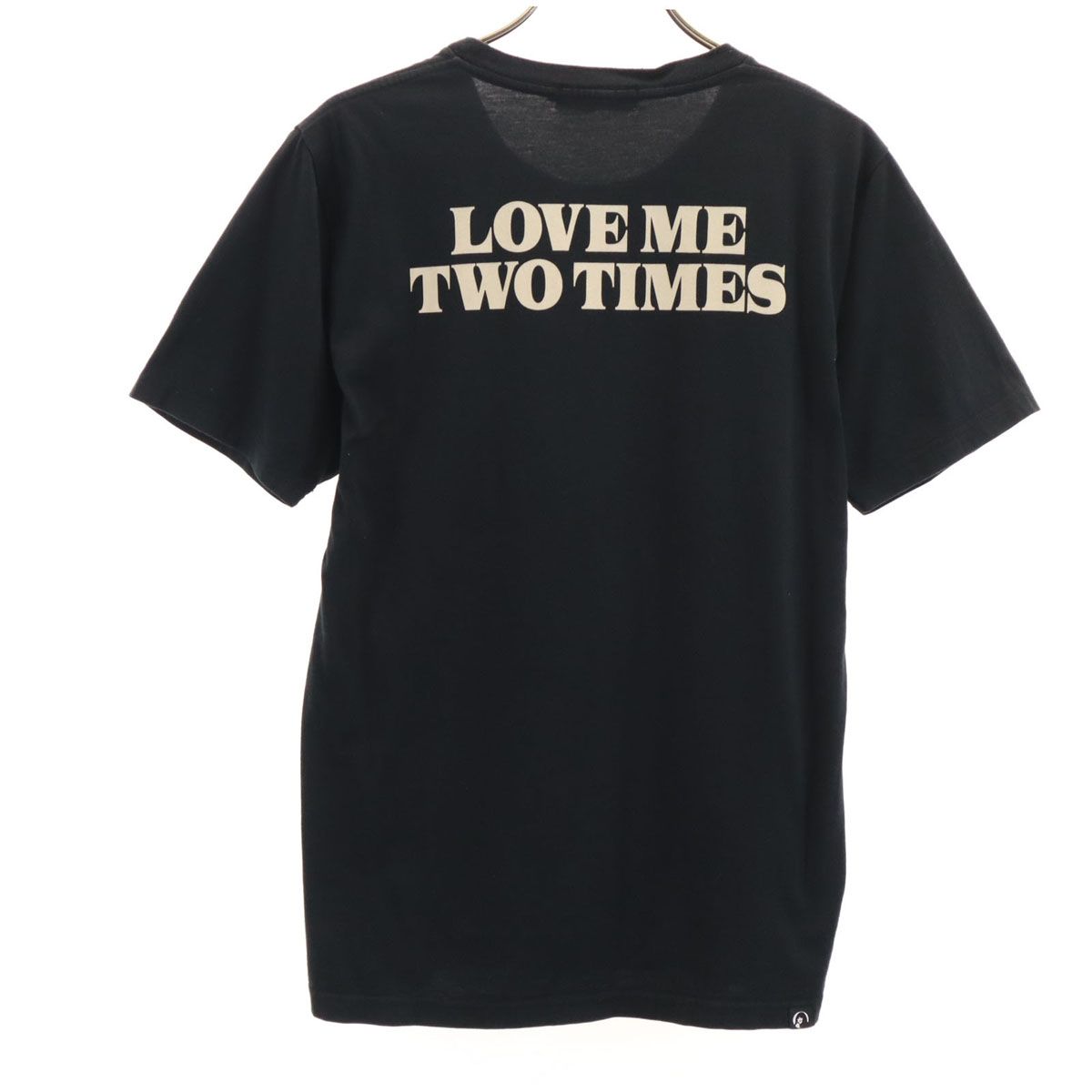 【週末限定セール！】HYSTERIC GLAMOUR 半袖Tシャツ ブラック HYSTERIC GLAMOUR ヒステリックグラマー 日本製 半袖 Tシャツ S