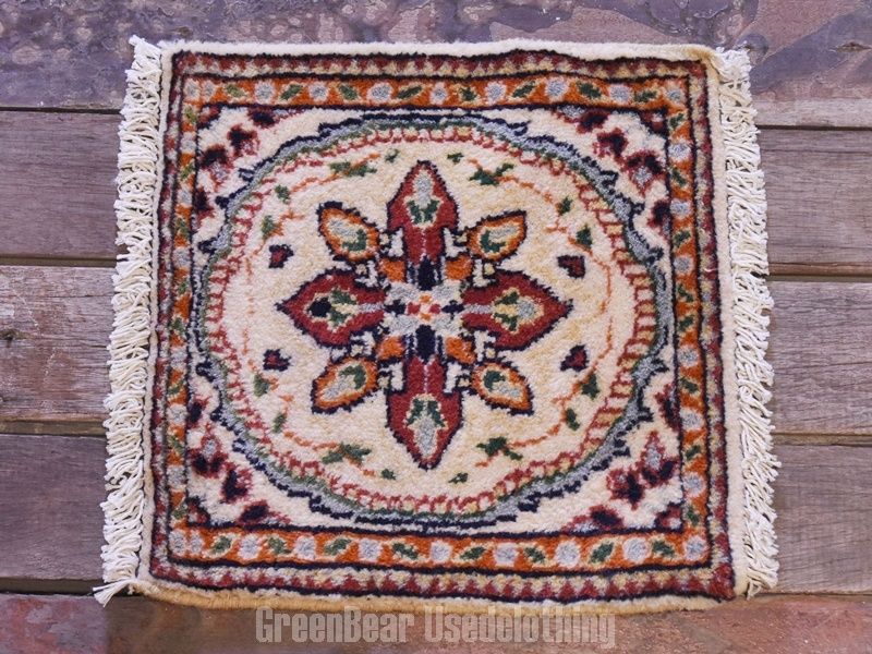 RAGC178 ミニラグ トライバルラグ インテリアマット ウール絨毯