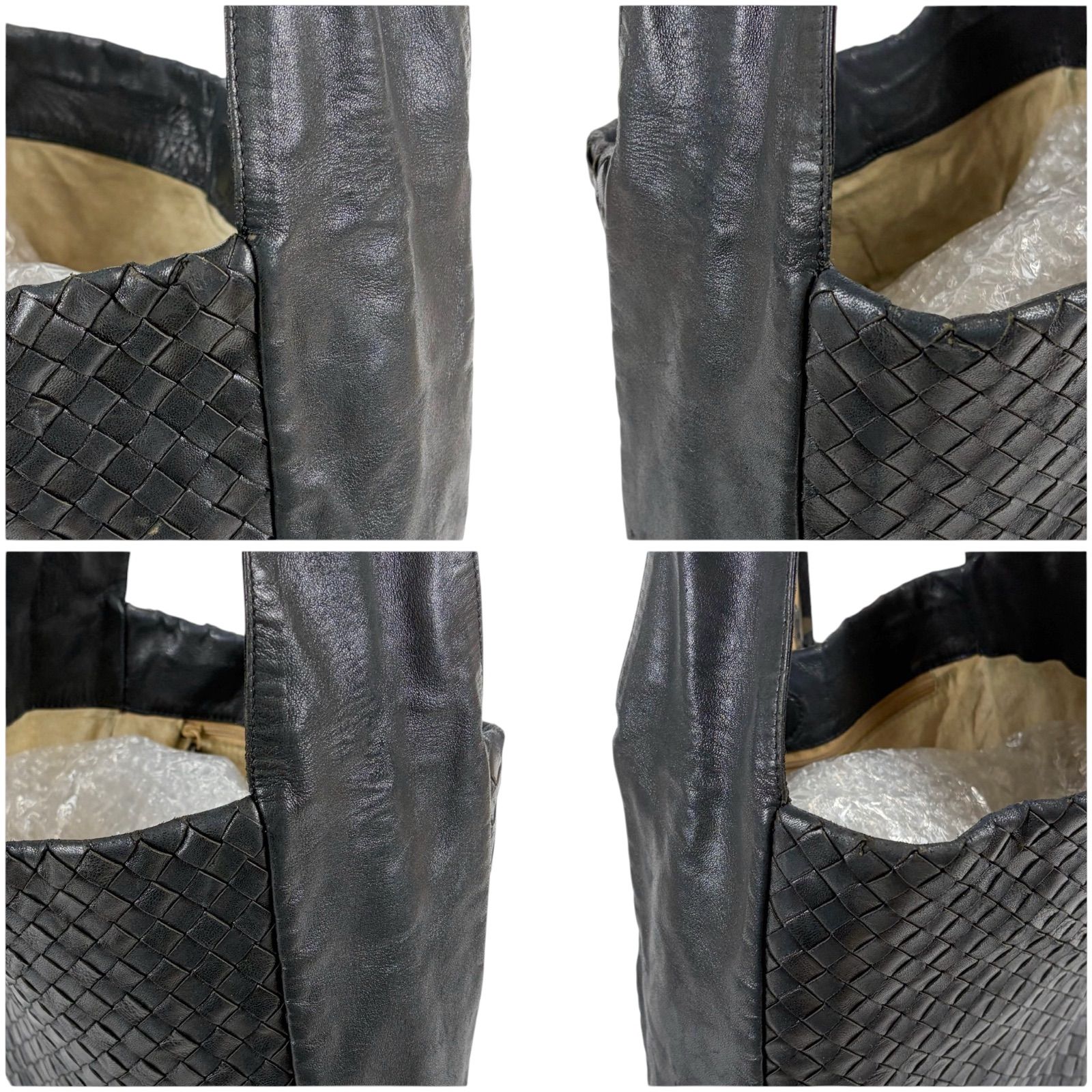 ボッテガヴェネタ BOTTEGA VENETA イントレチャートレザー ワン