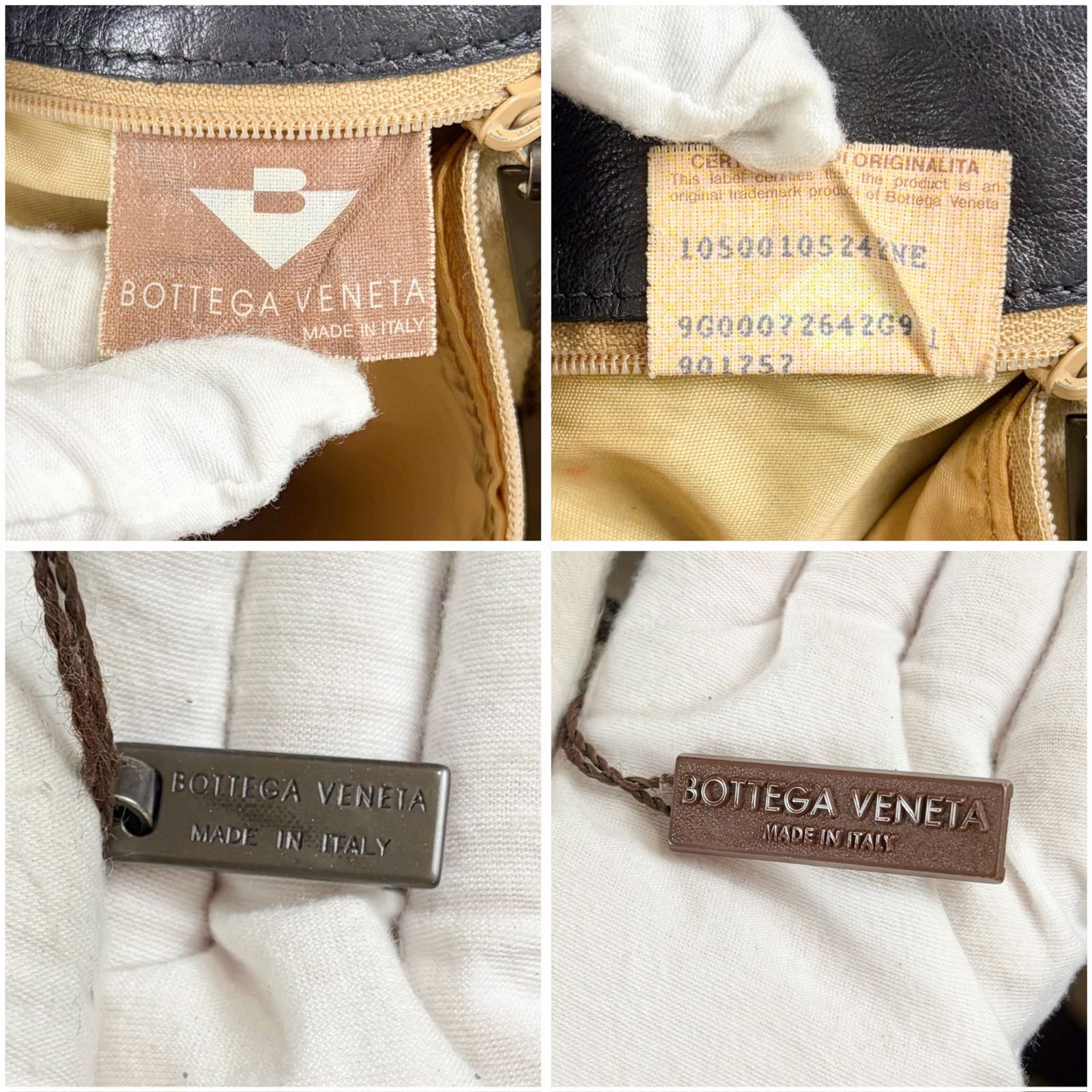 ボッテガヴェネタ BOTTEGA VENETA イントレチャートレザー ワン