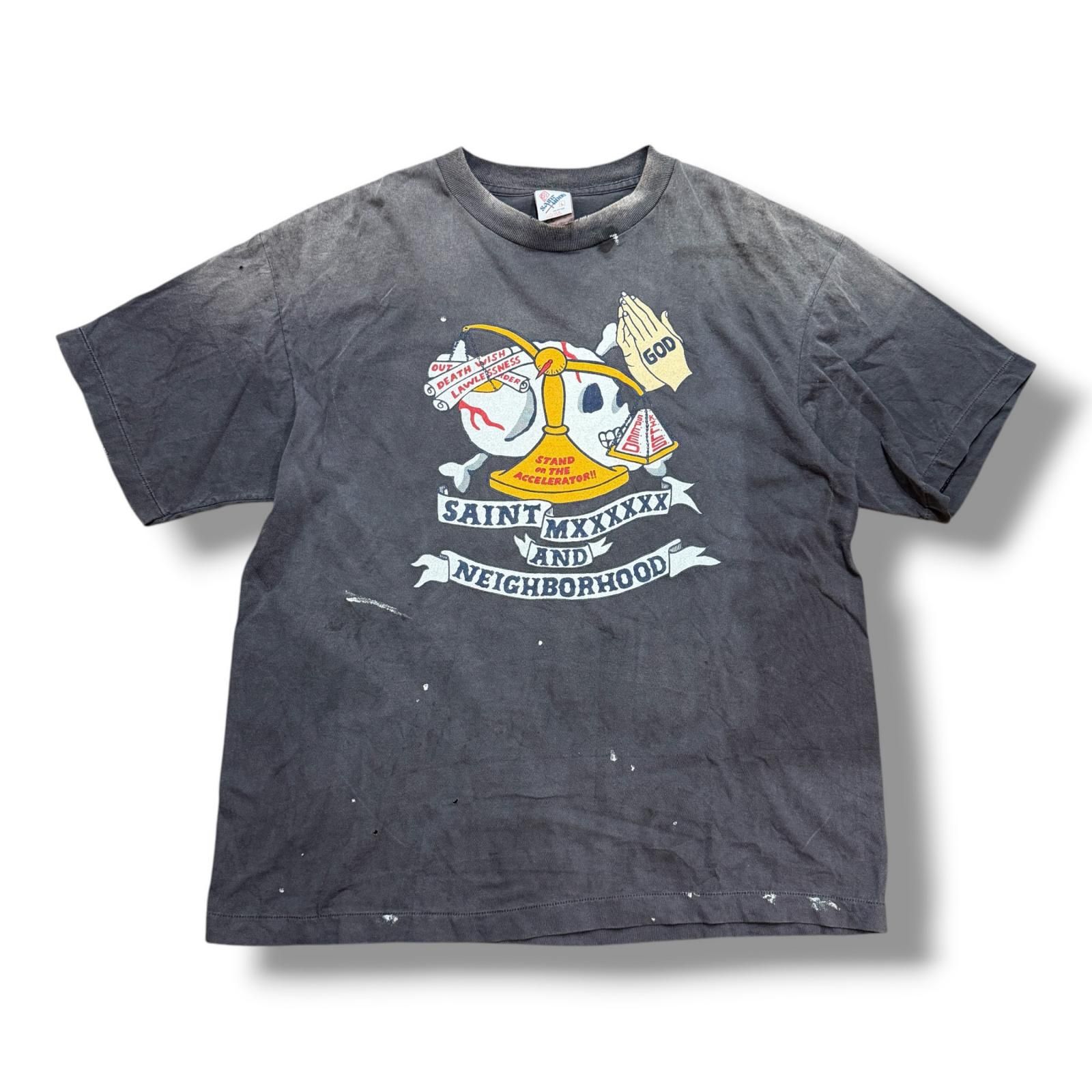 参考上代46200円 SAINT MICHAEL × NEIGHBORHOOD NH_SS TEE 半袖Tシャツ