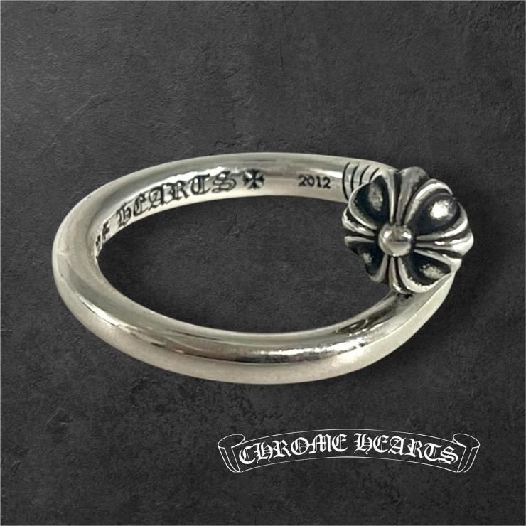 CHROME HEARTS クロムハーツ クロスボール ネイルリング 指輪 シルバー