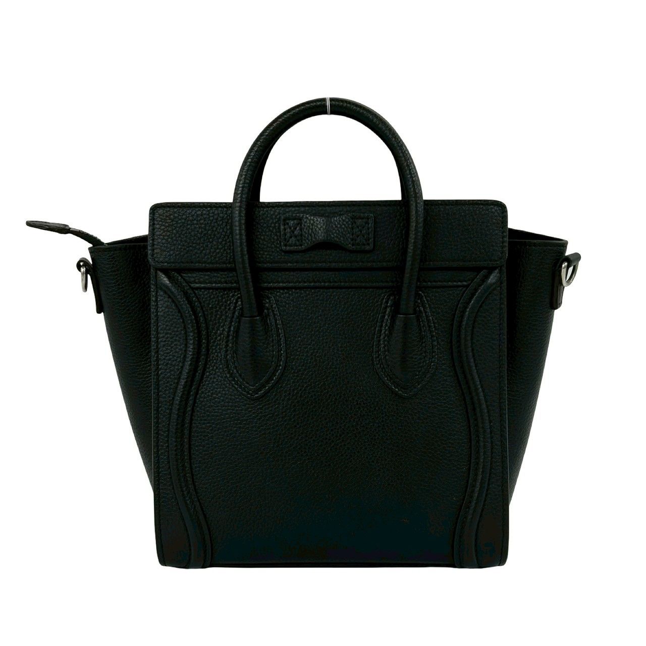 極 美品 CELINE セリーヌ ラゲージ ナノショッパー レザー 本革 2way