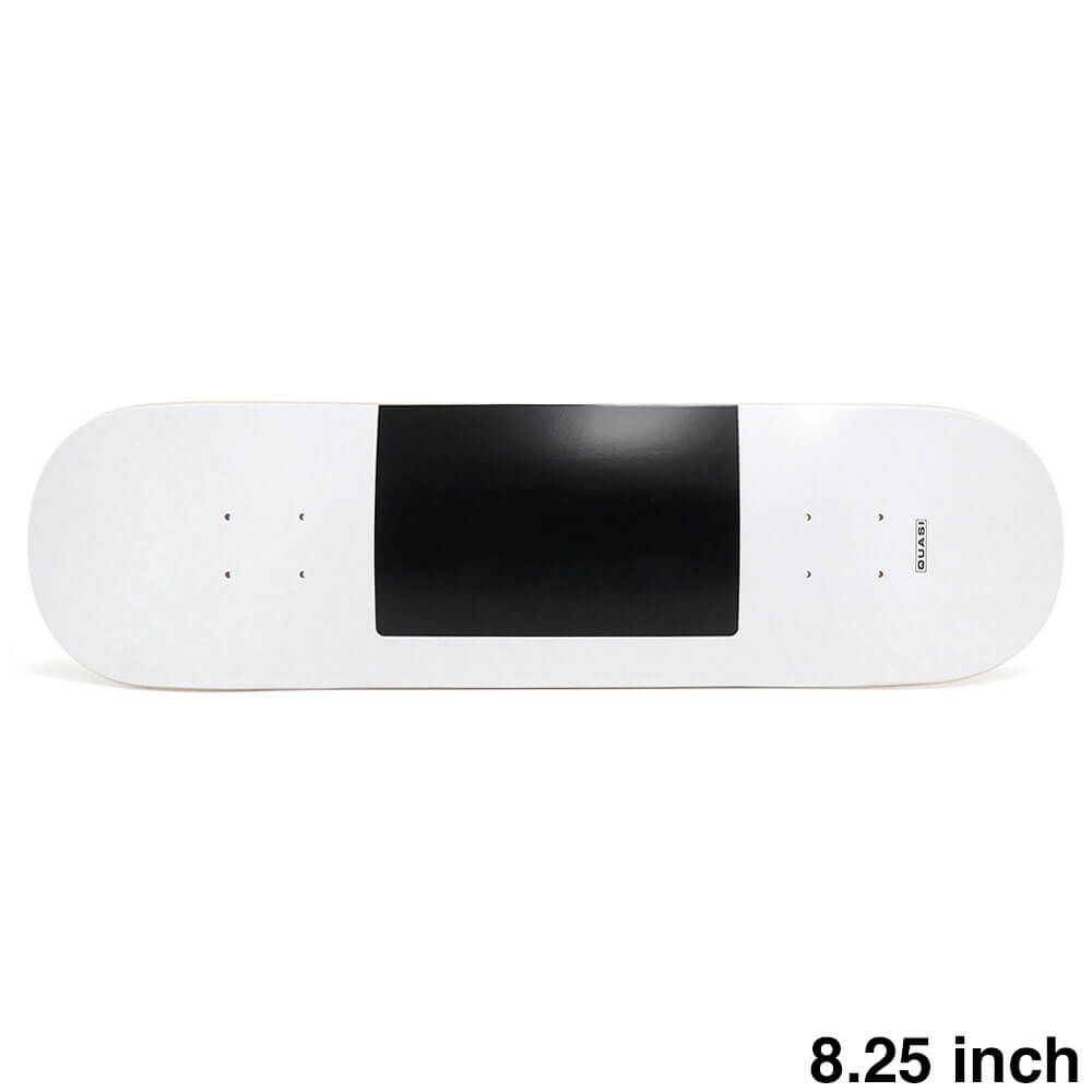 QUASI DECK クワージー デッキ TEAM PROTO 1 BLACK 8.25　スケートボード スケボー