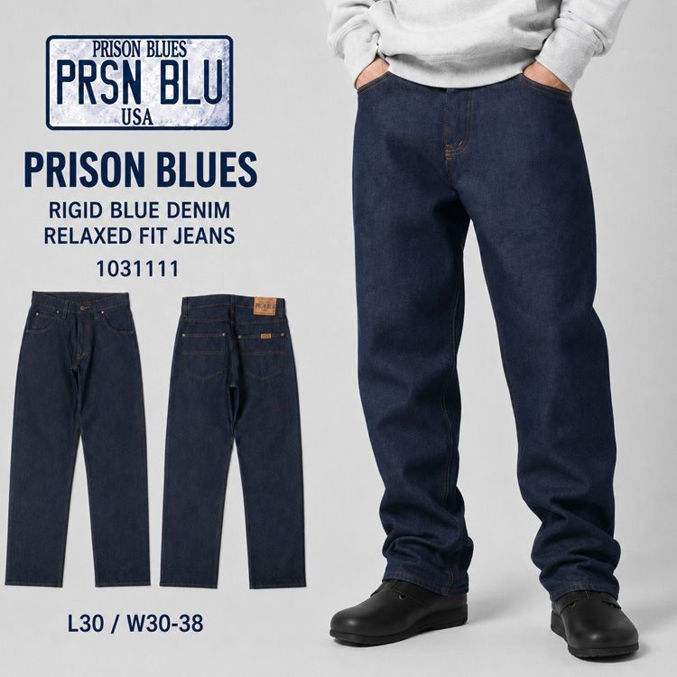 プリズンブルース PRISON BLUES ジーンズ メンズ 1031111 Relaxed Fit