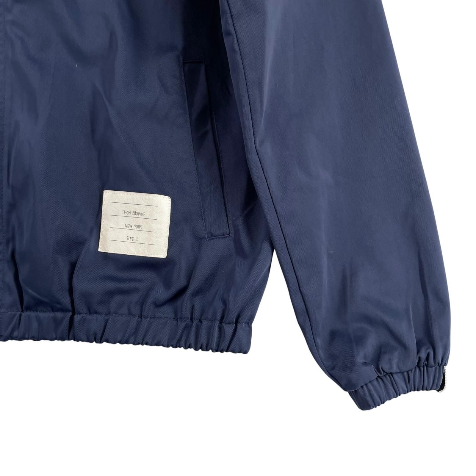 THOM BROWNE トムブラウン 無地 秋冬 AW ジャケット コットン ネイビー
