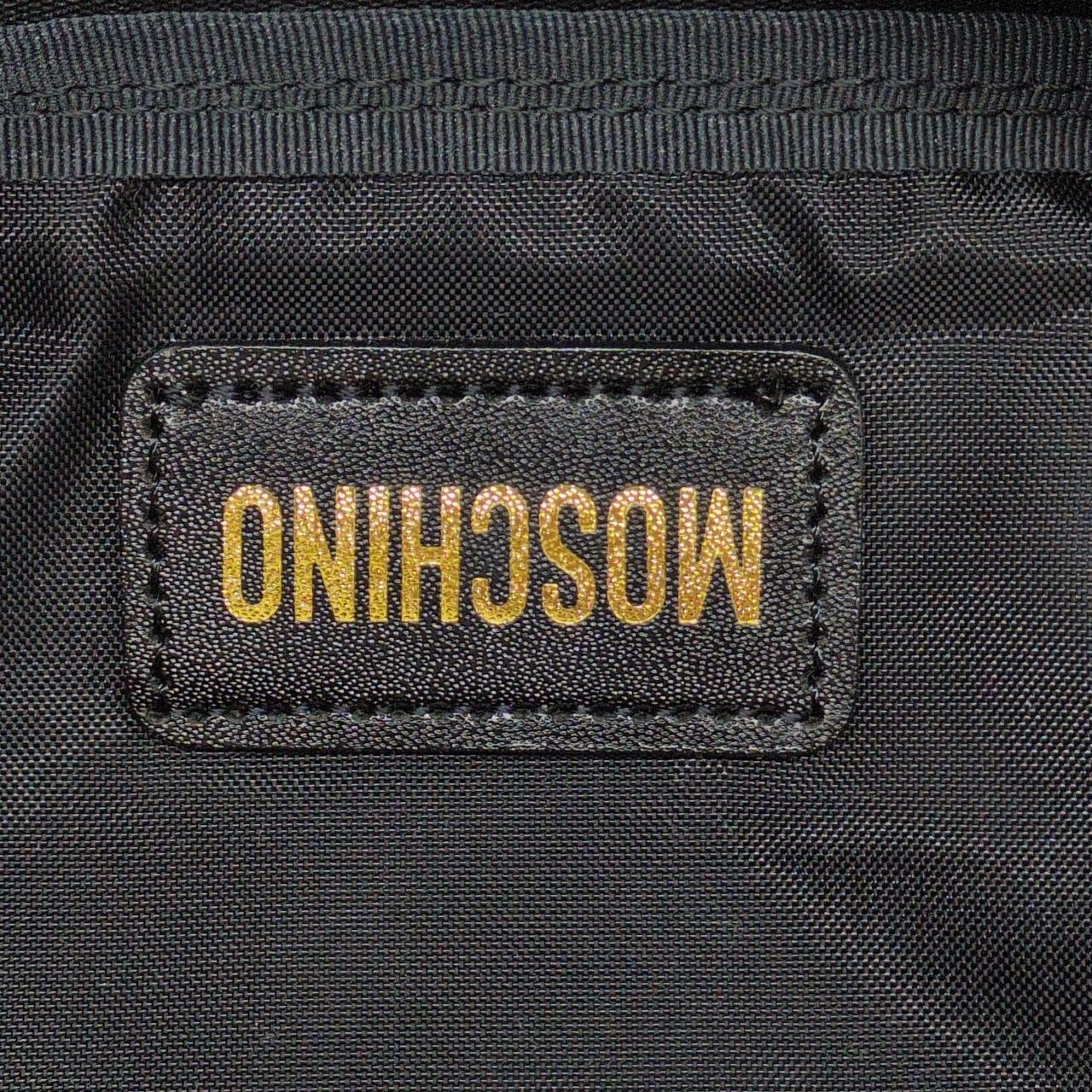 MOSCHINO モスキーノ ナイロンウエストバッグ ベルト付き ゴールド金具
