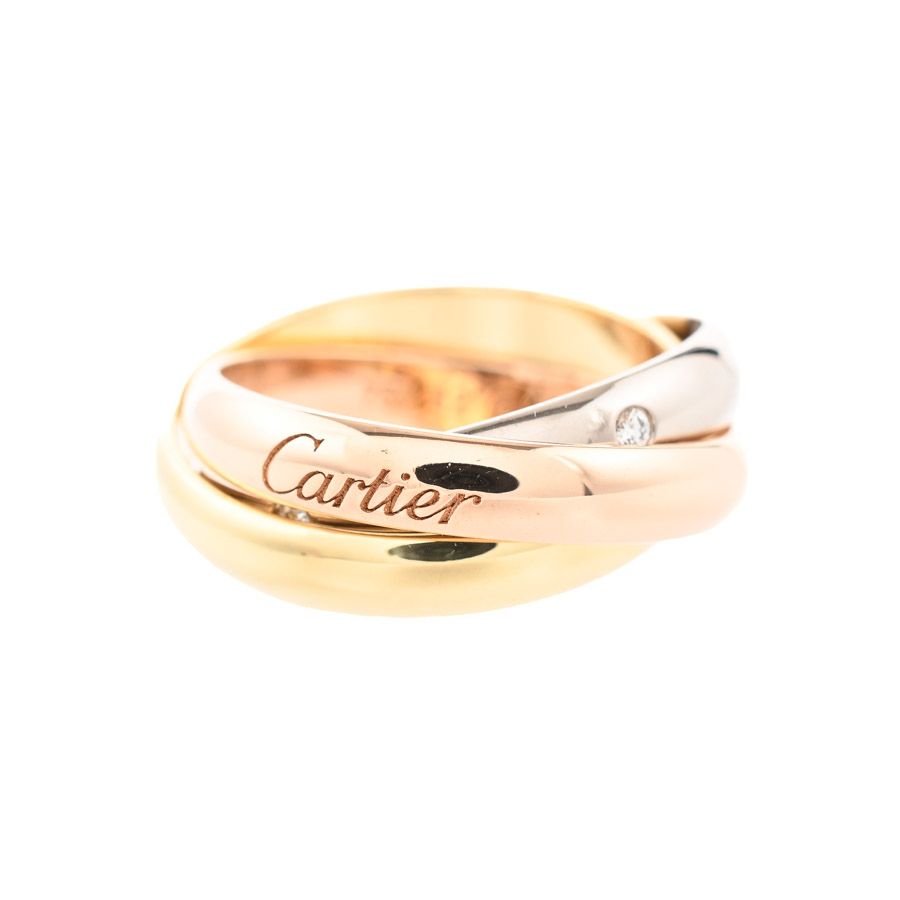 【うみがめ】カルティエCartier トリニティリング CARTIER カルティエ リング トリニティ B4236452 - メルカリ