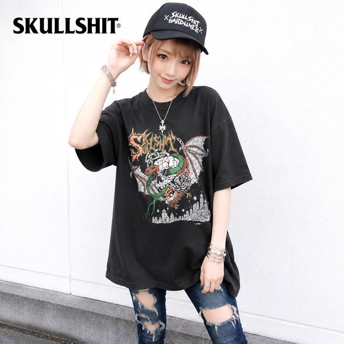SKULLSHIT スカルシット「30TH “START FROM END” TEE」半袖Tシャツ