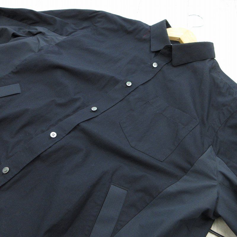 サカイ sacai 3 Cotton Poplin Shirt 21-02584M コットン ポプリン