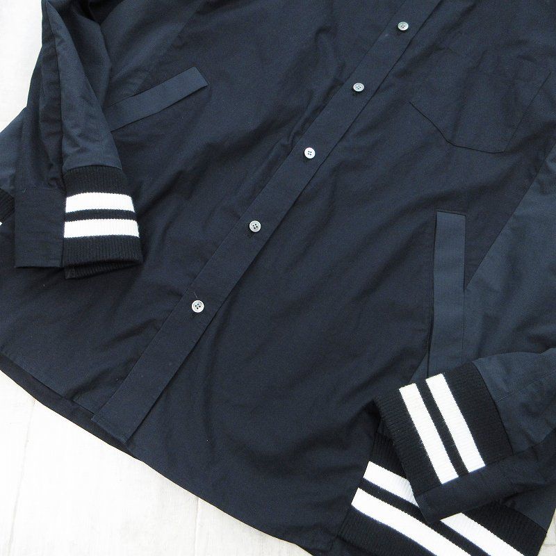 サカイ sacai 3 Cotton Poplin Shirt 21-02584M コットン ポプリン