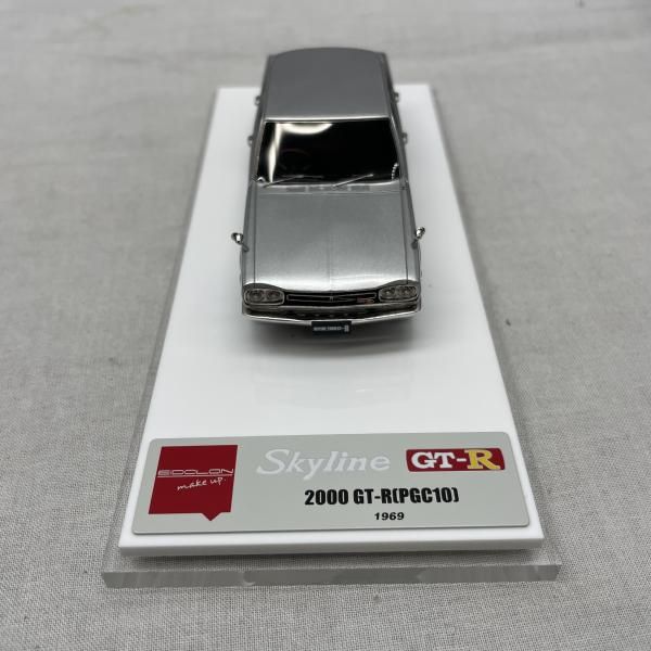 中古】開封)1/43 ｱｲﾄﾞﾛﾝ 日産ｽｶｲﾗｲﾝ 2000 GT-R(PGC10) 1969 Silver[91