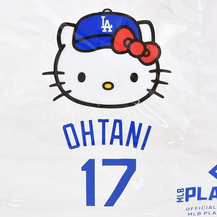 MLB公式 大谷翔平 x ハローキティ クリアバッグ ドジャース スタジアム