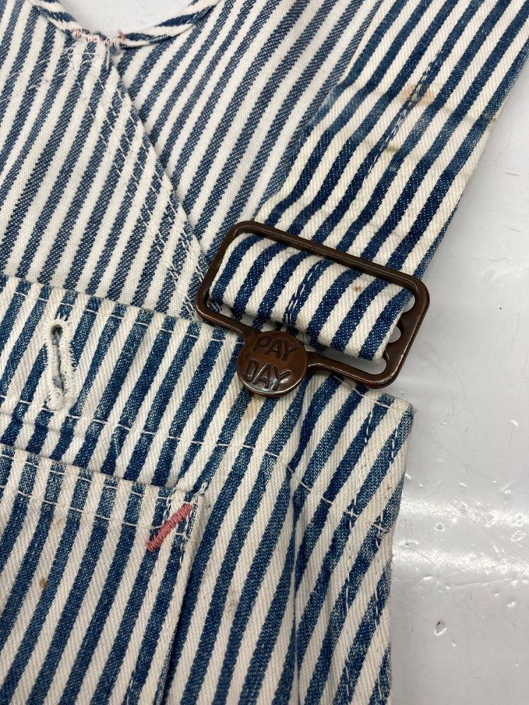 PAY DAY ペイデイ ヒッコリー ストライプ オーバーオール F ペイデイ PAYDAY 50s Hickory Overalls ヒッコリー オーバーオール