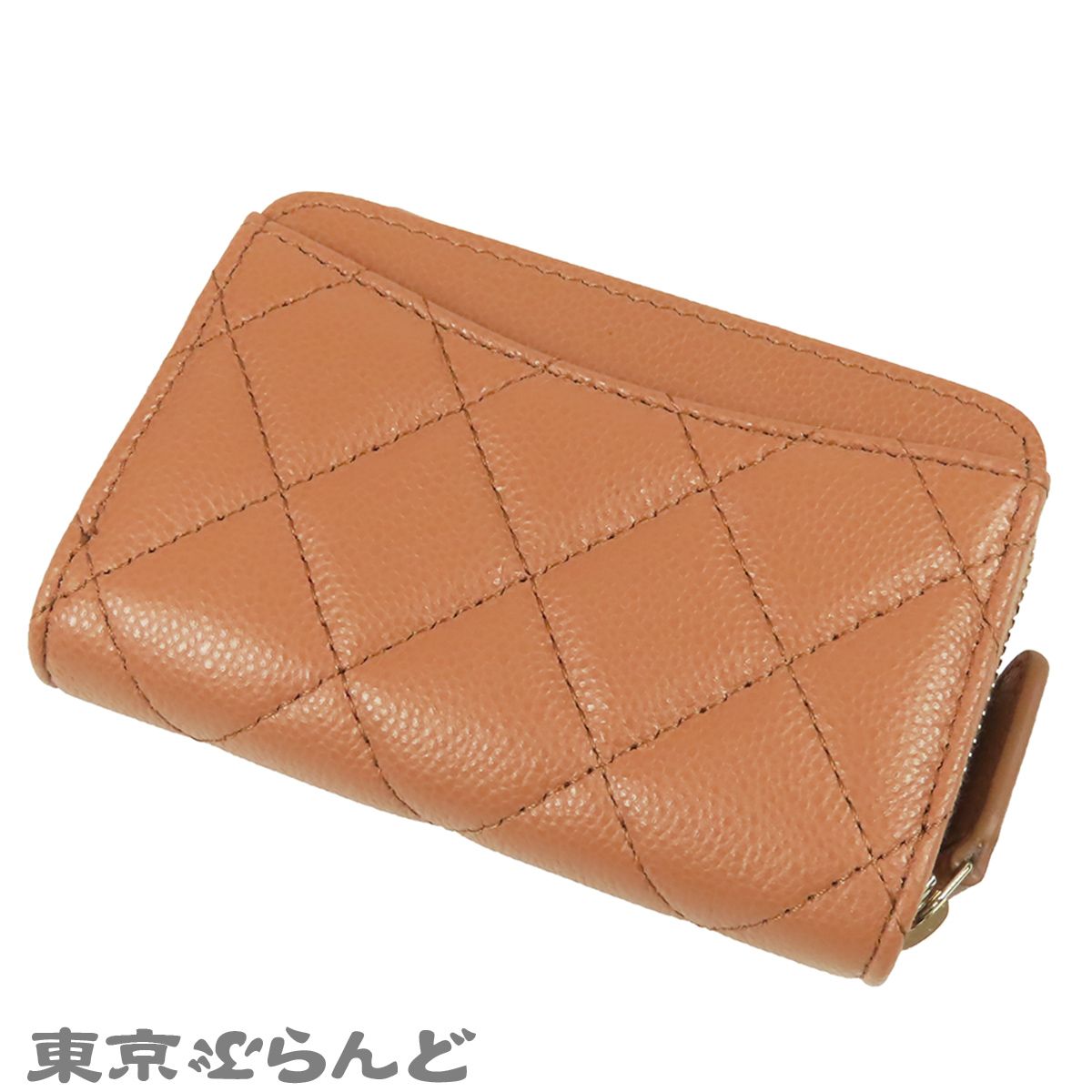 シャネル CHANEL クラシック ジップ コインパース AP3686 ベージュ