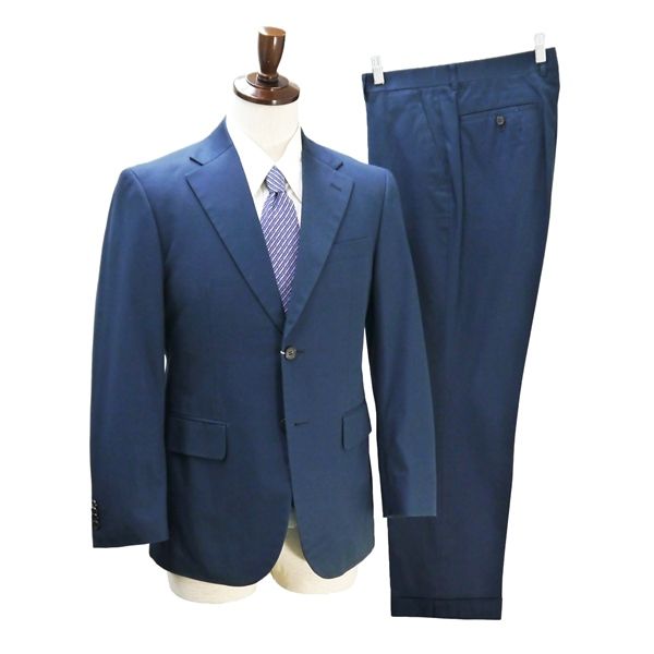 GINZA tailor FUKUOKA 2つボタン シングルスーツ 袖口4つボタン AB4 M