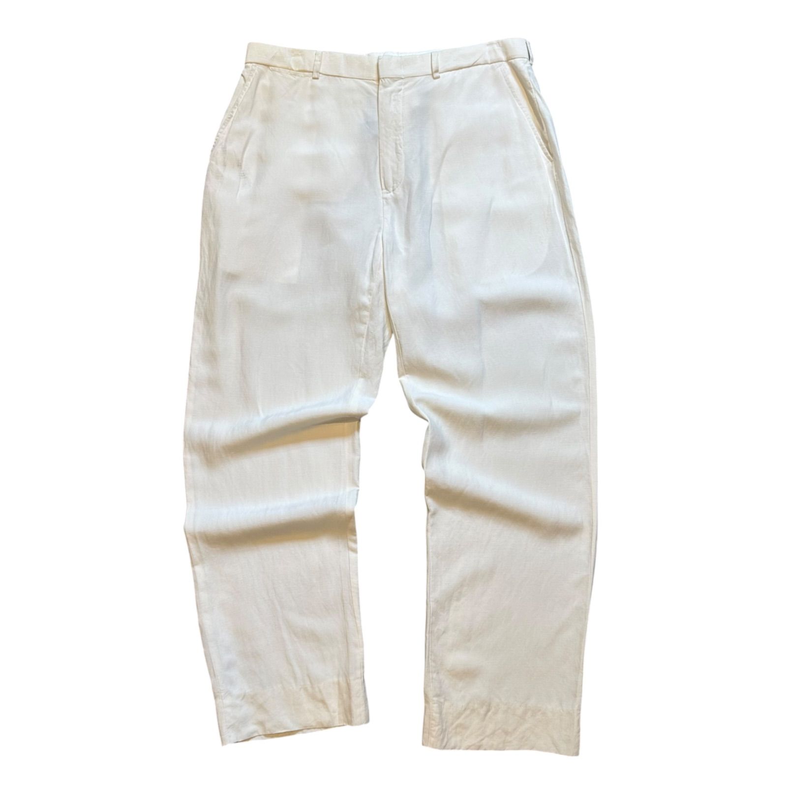 Polo By Ralph Lauren silk linen slacks ポロバイラルフローレン　シルク　リネン　スラックス　生成り