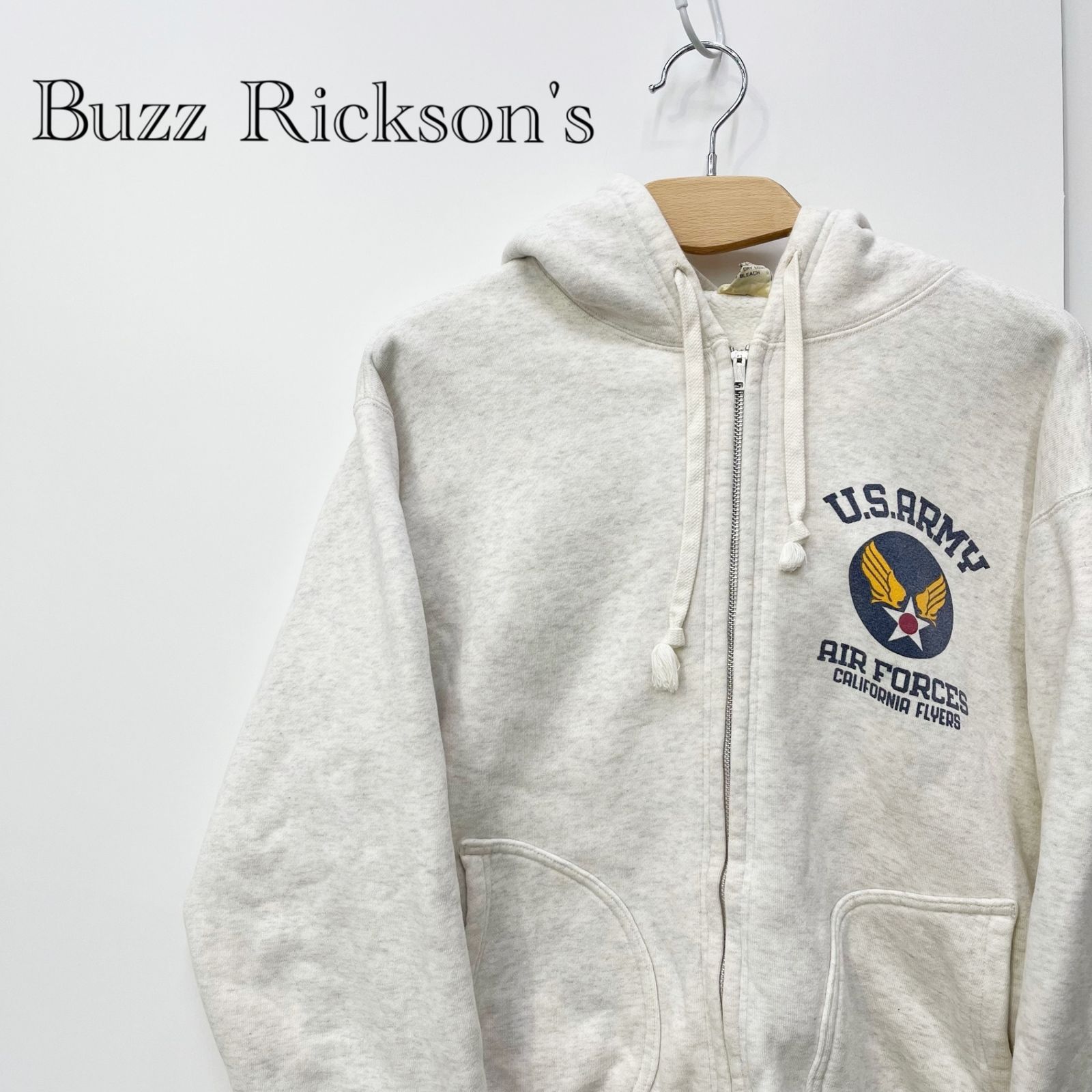 Buzz Rickson's バズリクソンズ フルジップ スウェット パーカー US