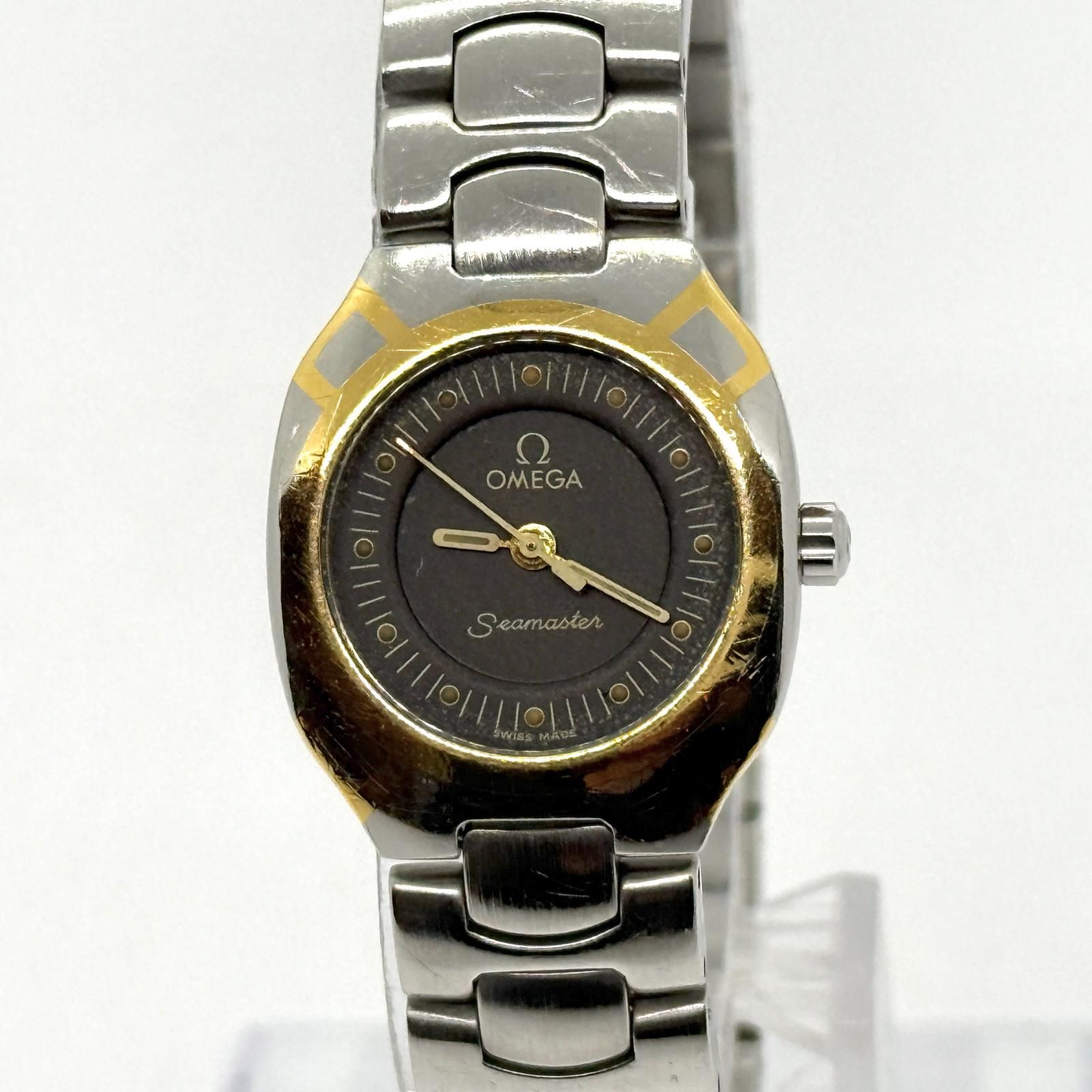 OMEGA オメガ SEAMASTER シーマスター ポラリス グレー QZ レディース