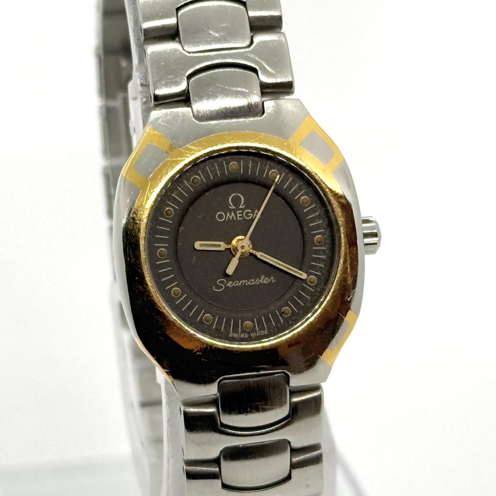 OMEGA オメガ SEAMASTER シーマスター ポラリス グレー QZ レディース