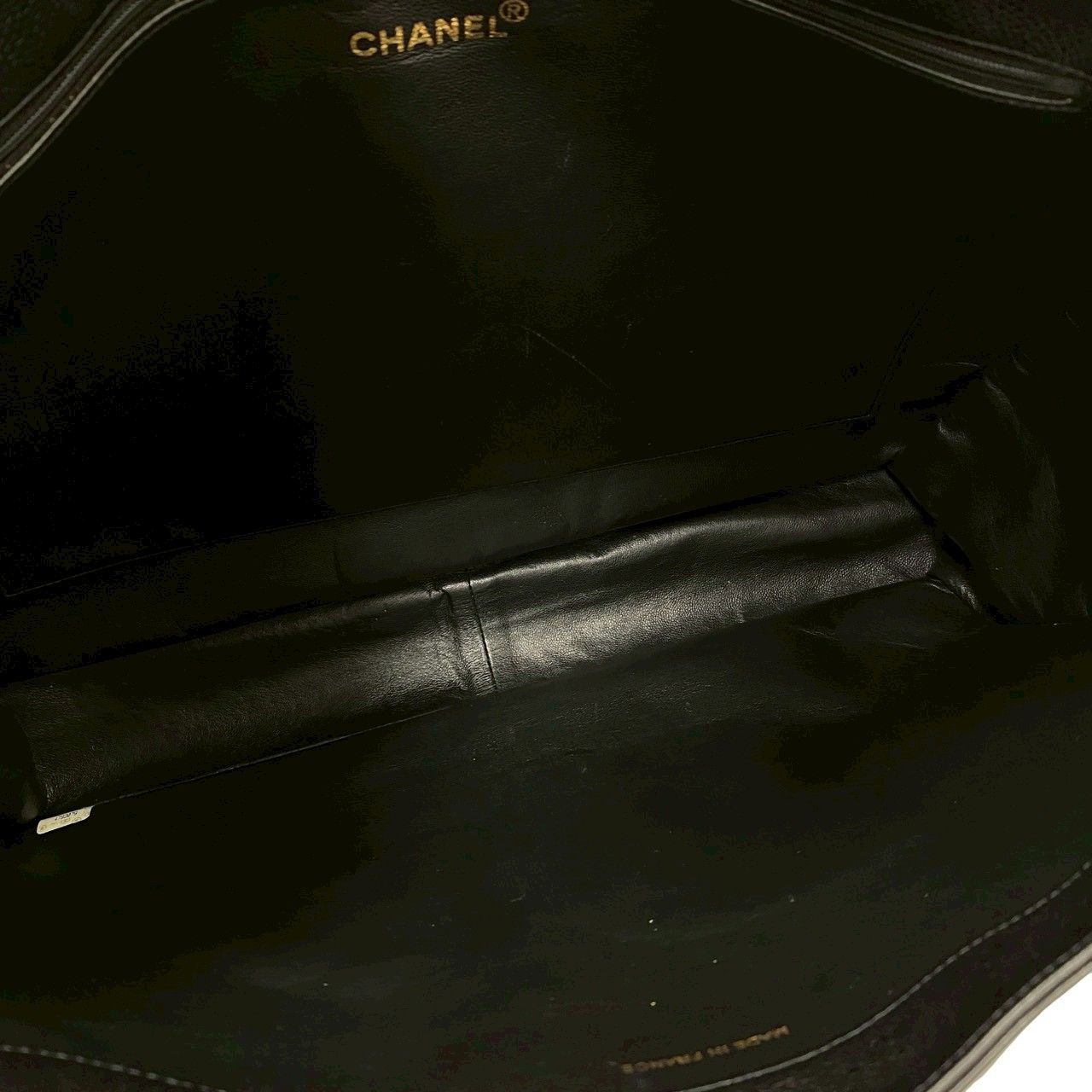 極 美品 カード シール有 4番台 CHANEL シャネル ココマーク キャビア