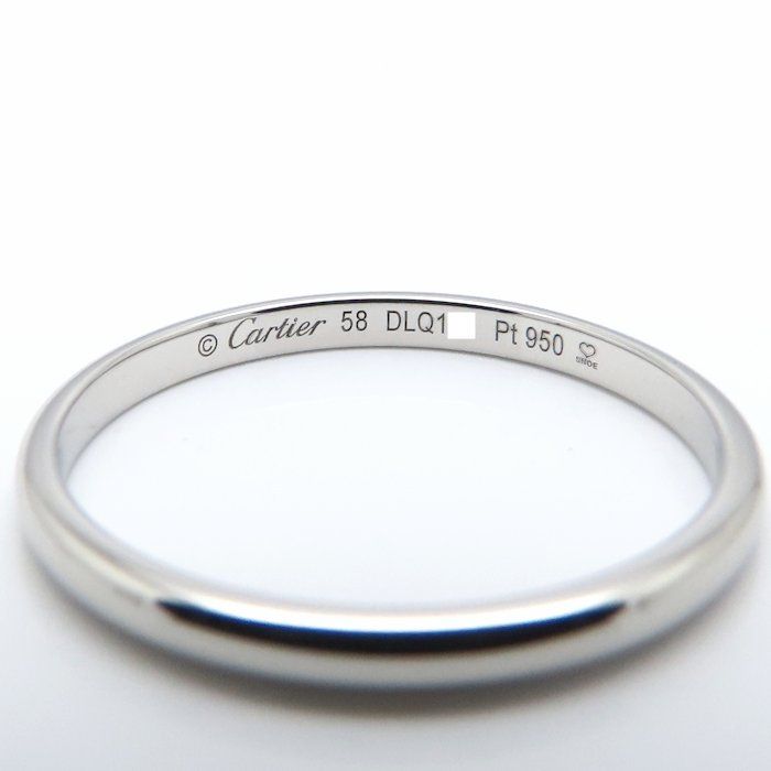 CARTIER カルティエ 1895 ウェディング リング 指輪 2mm #58 17.5号