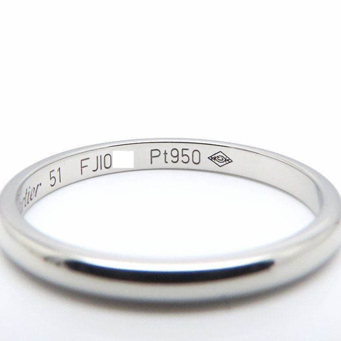 CARTIER カルティエ 1895 ウェディング リング 指輪 2mm #51 10.5号 