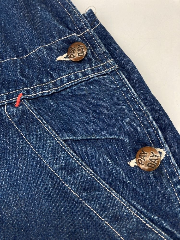 ペイデイ PAYDAY 50s Denim Overalls デニム オーバーオール ボタン