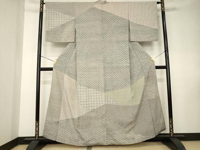 平和屋着物●訪問着　切嵌文　正絹　逸品　AABK8505ck