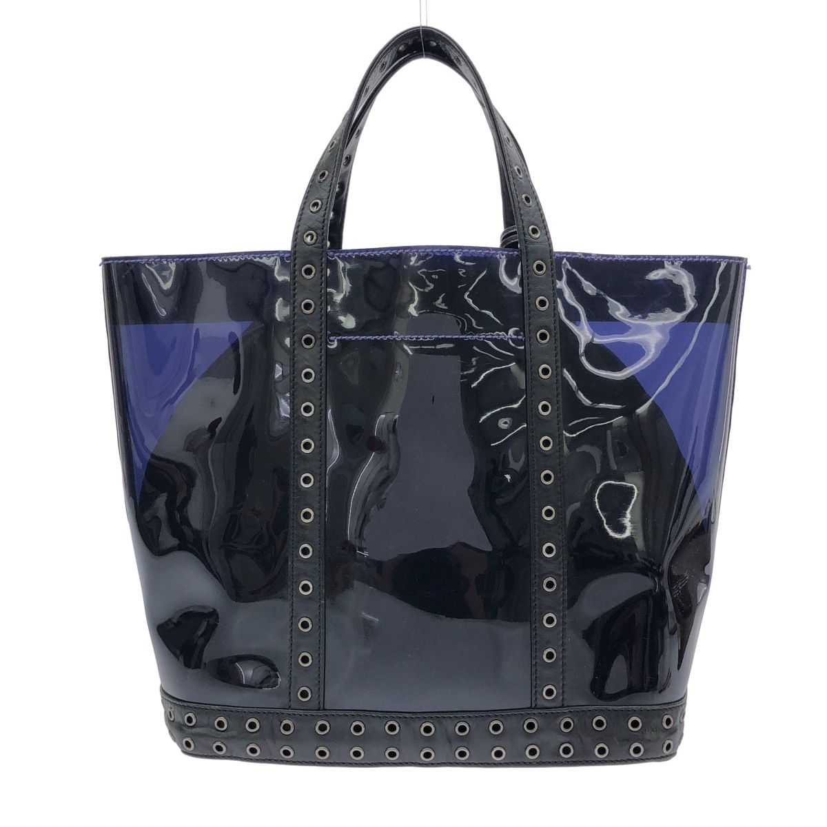 ☆新品同様☆Vanessabruno☆ヴァネッサブリューノ☆トートバッグ vanessabruno ヴァネッサ ブリューノ トートバッグ ネイビー系 - メルカリ