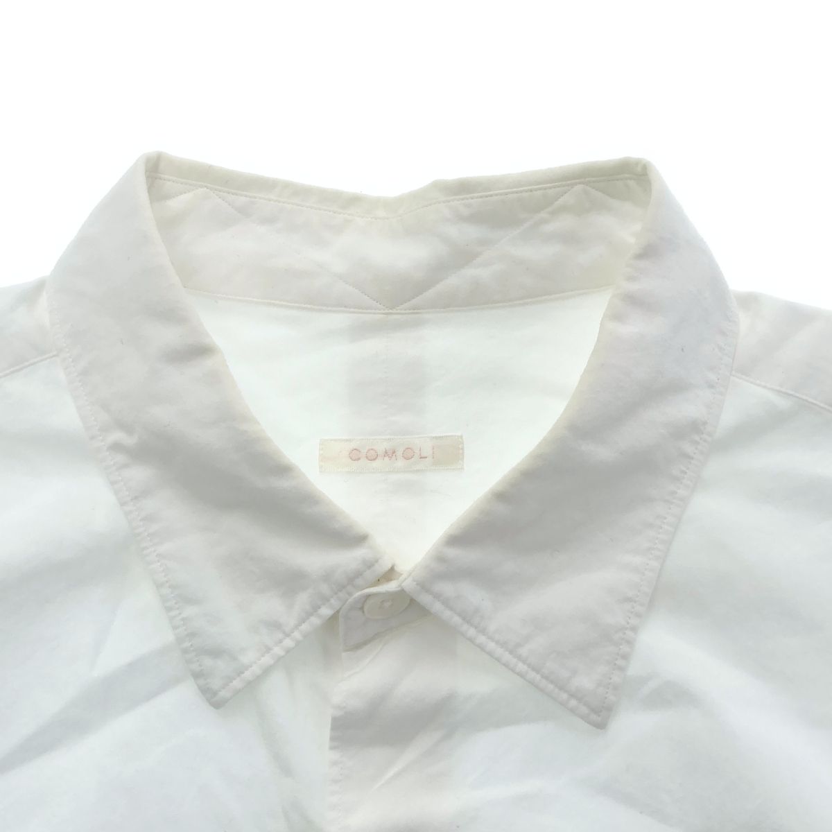 COMOLI コモリ 24AW コモリシャツ A03-02001 ホワイト 3 - メルカリ