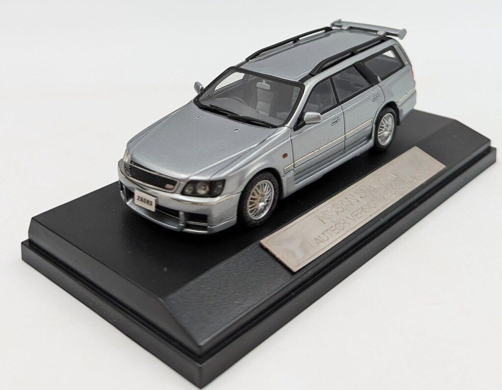 インターアライド 1/43Hi-Story NISSAN STAGEA AUTECH VERSION 260RS 1998 SONIC SILVER HS018SP1
