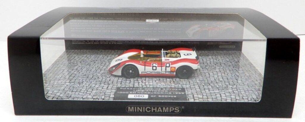 PMA 1/43MINICHAMPS ポルシェ 908/02 スパイダー LINS/ATTWOOD 1000KM ニュルブルクリング 1969