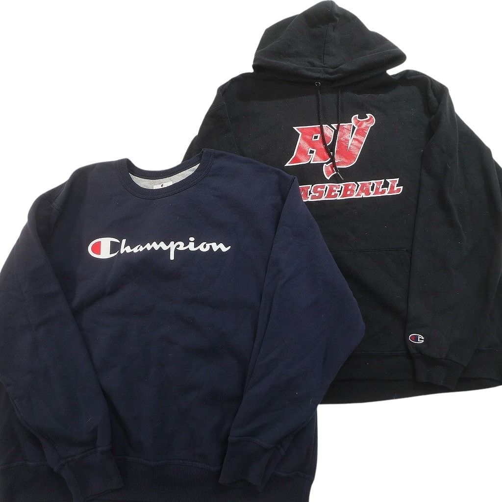 古着卸 まとめ売り チャンピオン スウェット 8枚セット ( メンズ 2XL