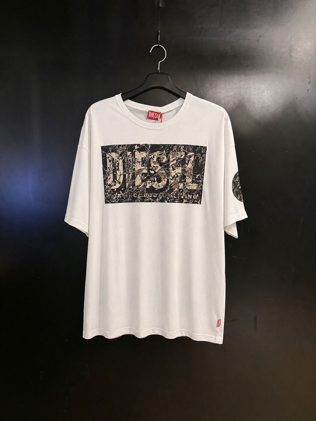 DIESEL カモフラージュ ロゴ 半袖Tシャツ