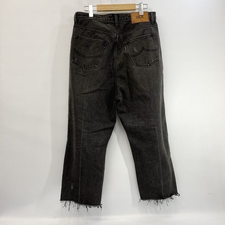 DOUBLET ダブレット DAMEGED SILK DENIM PANTS ダメージ シルク デニム 