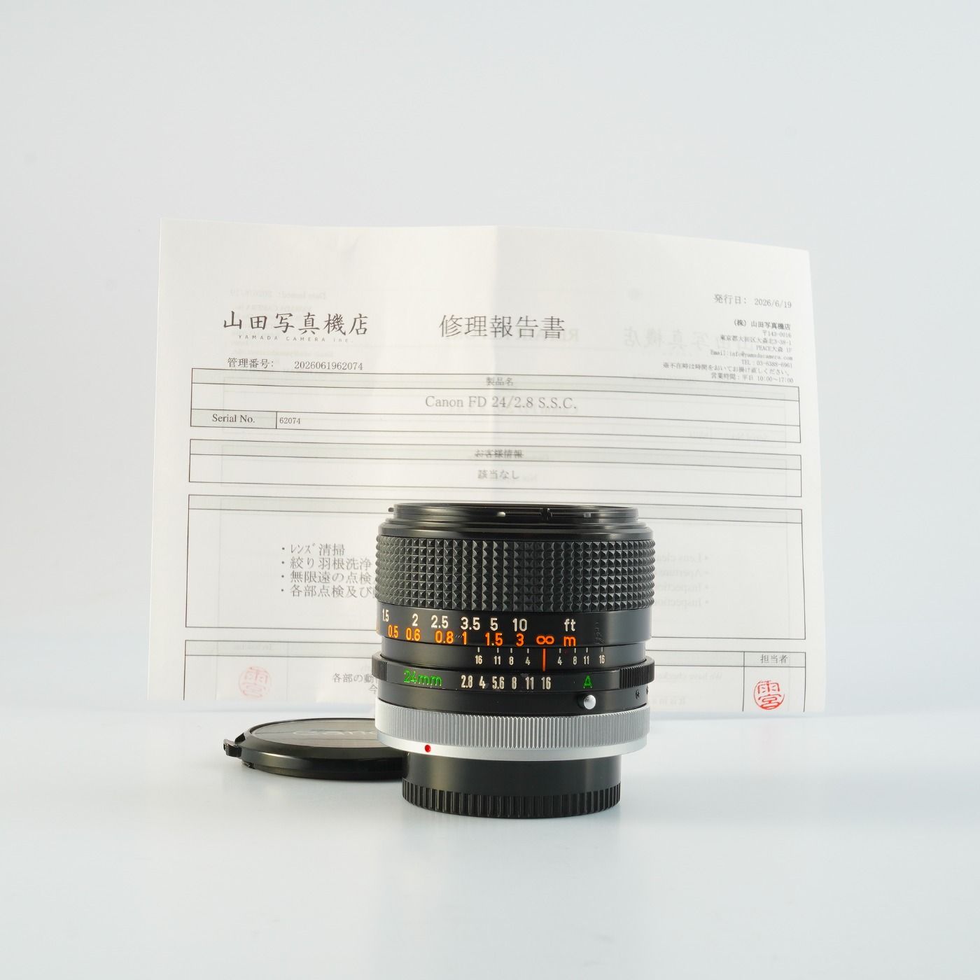 Serviced】 Canon キヤノン FD 24mm F/2.8 S.S.C. 単焦点レンズ - メルカリ